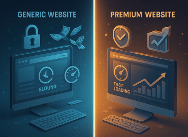 Template vs. Custom Websites in 2025: Hidden Costs & Why Custom Wins